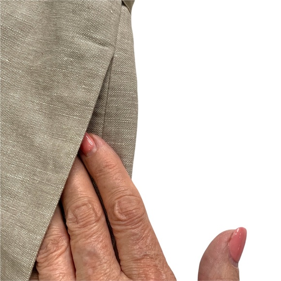 BANANA REPUBLIC Linen Cotton Blend Fully Lined Day Dress Size 4 - Picture 4 of 12